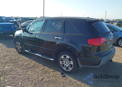 2007 Acura Mdx Technology Package from USA, damaged, VIN 2HNYD28367H540406